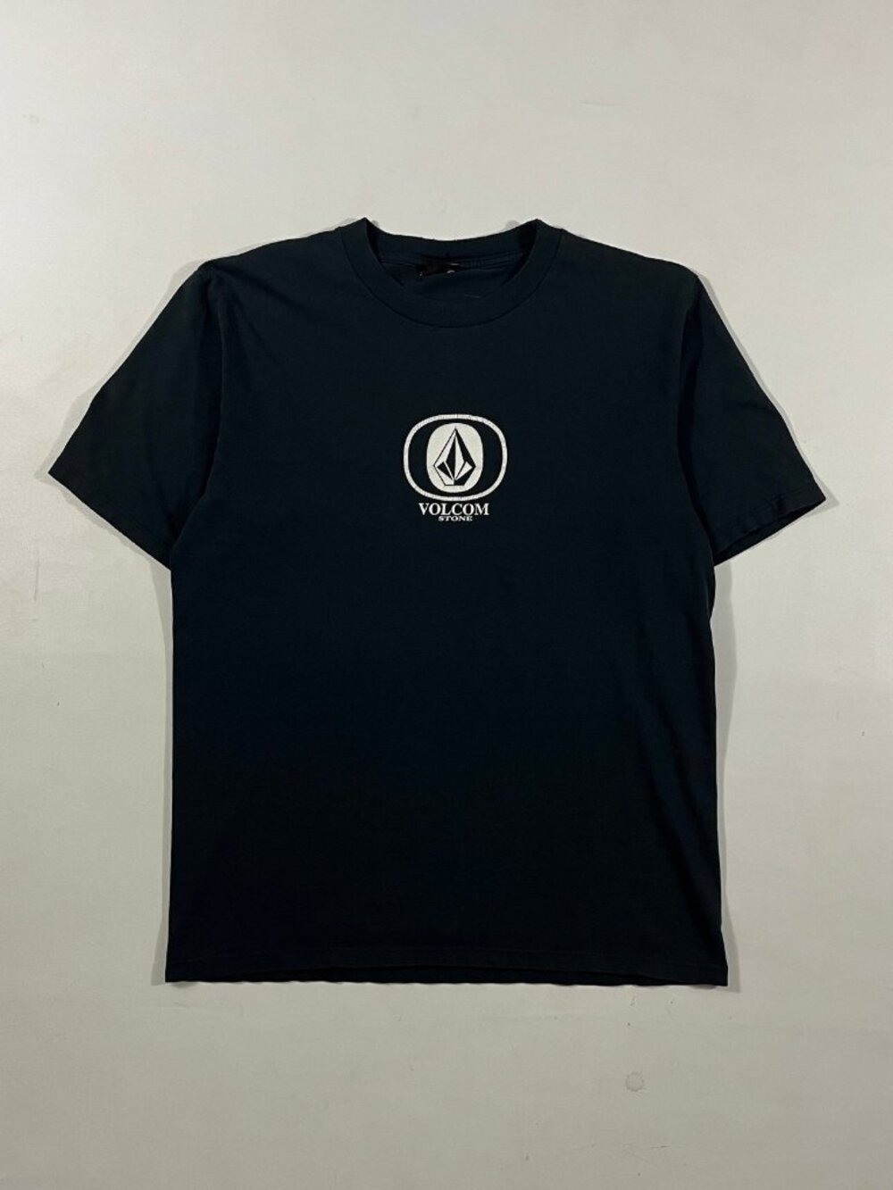Volcom Stone Y2K Black Diamond Logo Skate Surf T-Shirt L